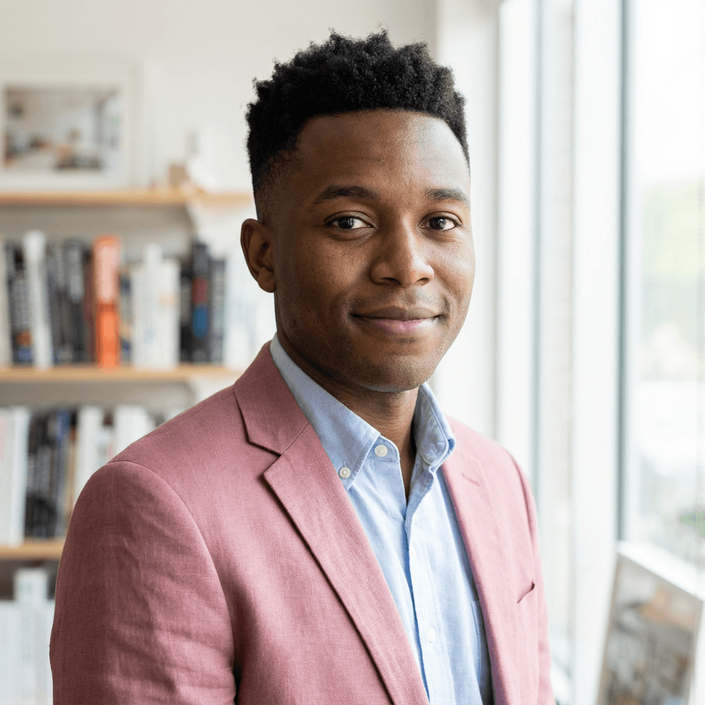 Marcus Webb in a retail store setting